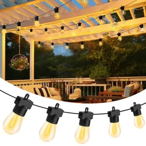 15M 30M LED String Light Shatterproof Led Festoon Garland Retro Patio Light Outdoor Light Decoration For Garden Wedding Holiday